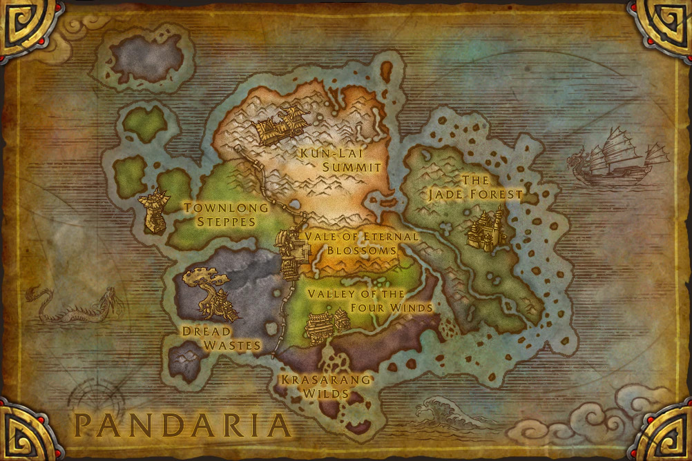 Pandaria map