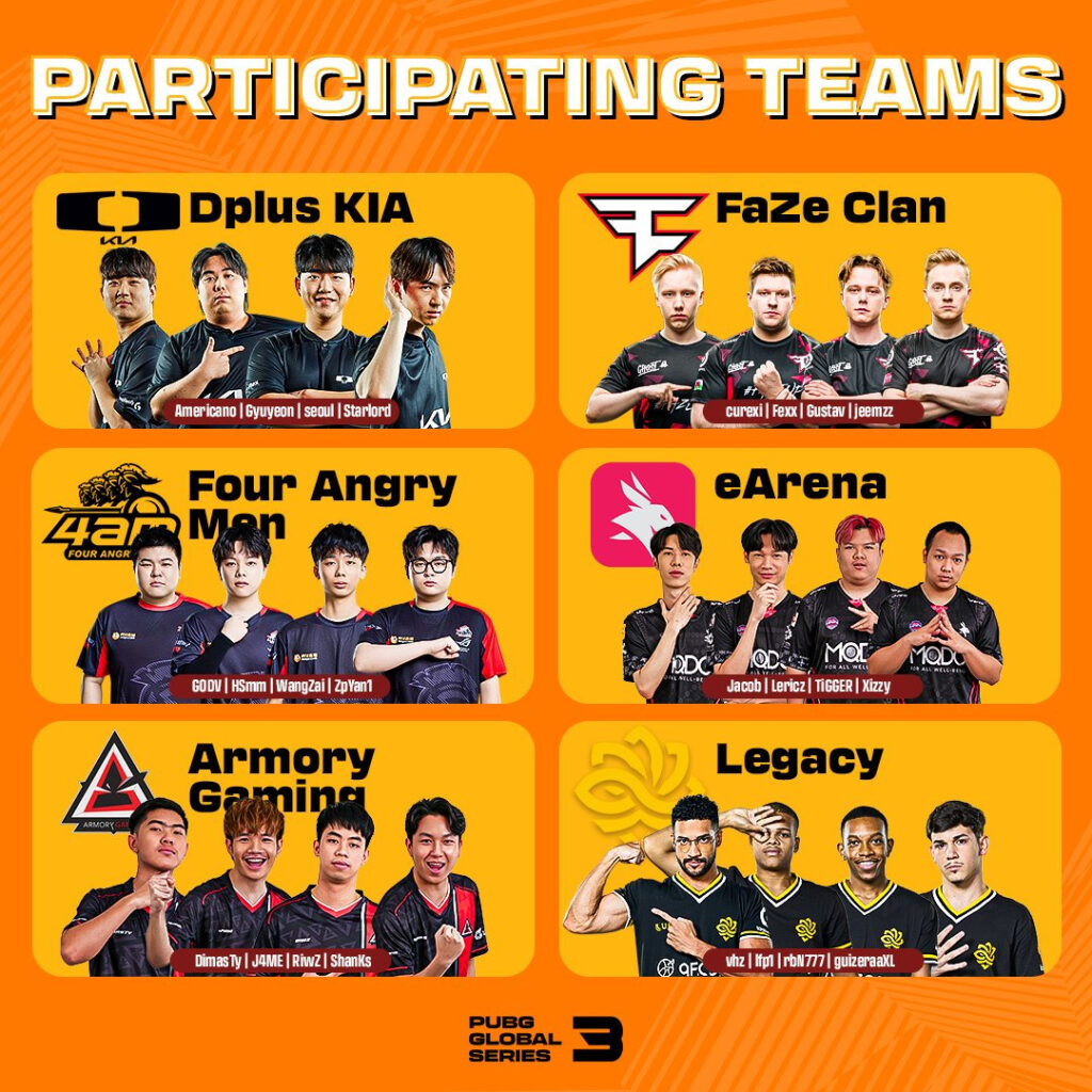 PGS 3 Group Stage teams