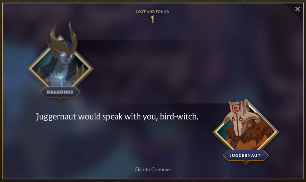 Crownfall lore Lost and Found 1 - 1