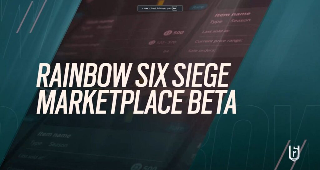 What is Rainbow Six Siege marketplace? Release Date and more information