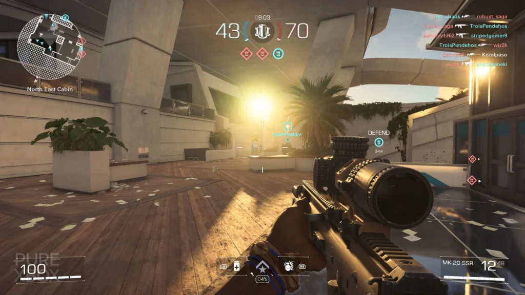 How many players are in an XDefiant match?