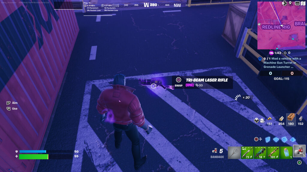 Tri Beam Laser Rifle in Fortnite