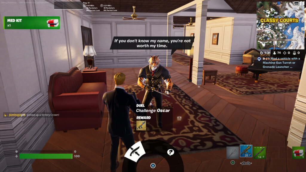 Oscar Fortnite Chapter 5 Season 3