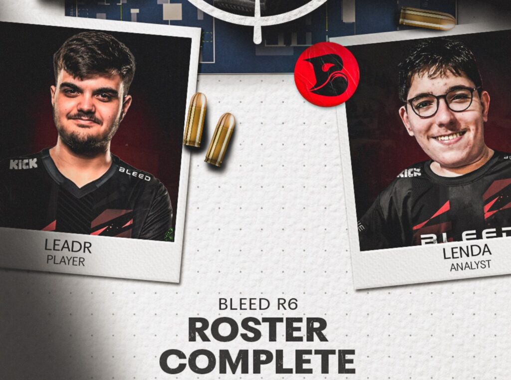 BLEED announces changes to Rainbow Six Siege roster