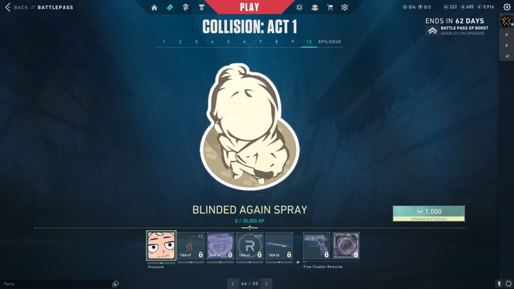 Blinded Again Spray