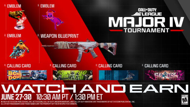 CDL Major 4 2024: How to watch and earn MW3 in-game items