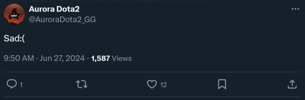 Aurora's CM opinion on Neon Esports exiting the Dota 2 scene