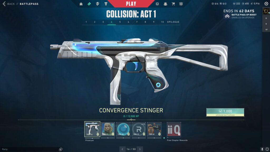 The Convergence Stinger in the VALORANT Episode 9 Act 1 Battle Pass.