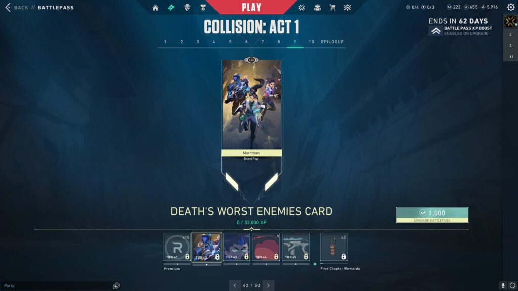 Death's Worst Enemies Card