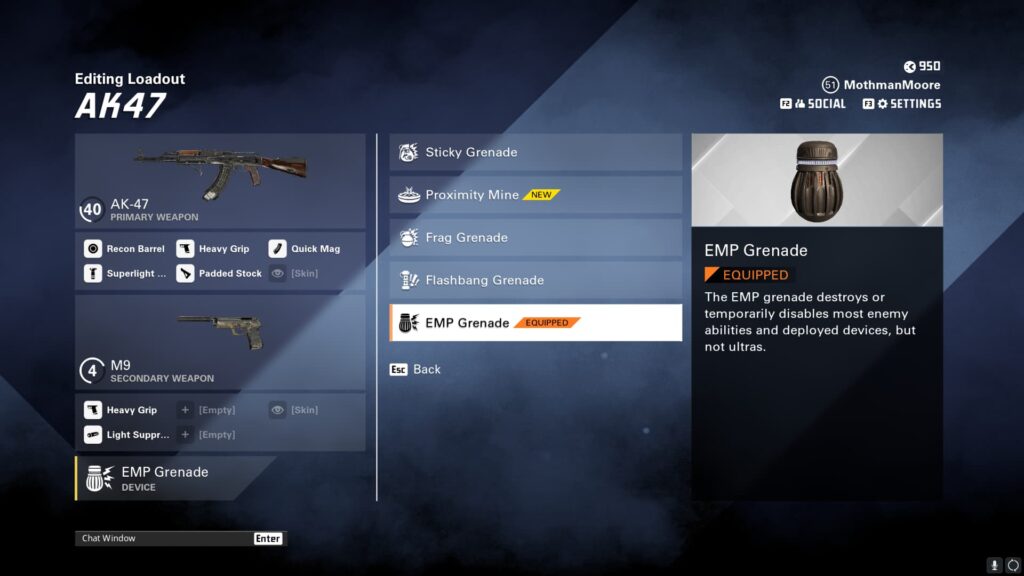 The EMP Grenade, the device for the best AK-47 loadout in XDefiant.