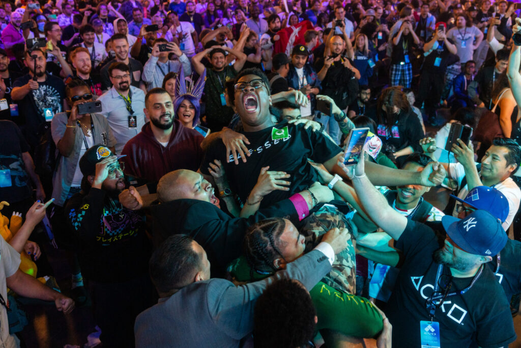 Evo's crowd and audience from the previous year