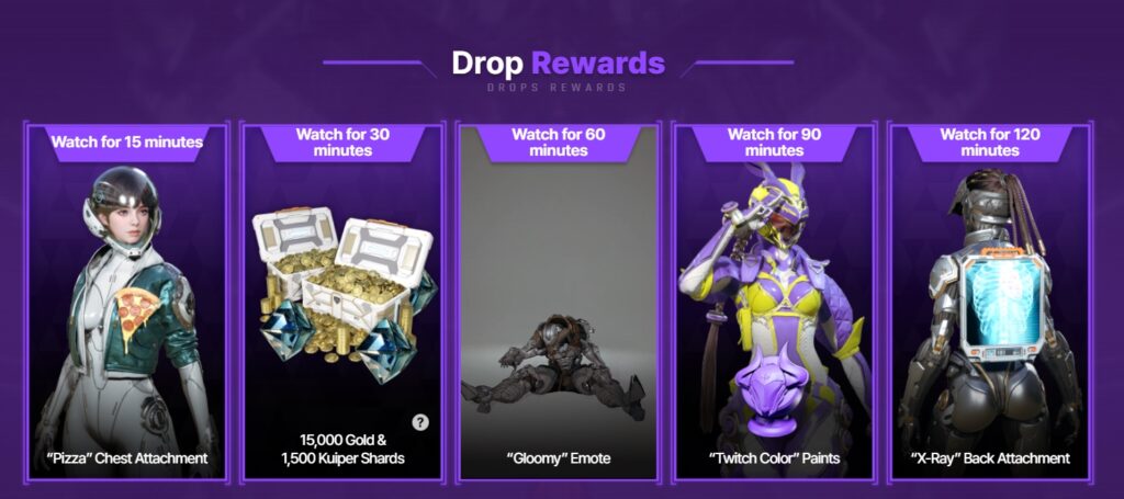 TFD Twitch Drops