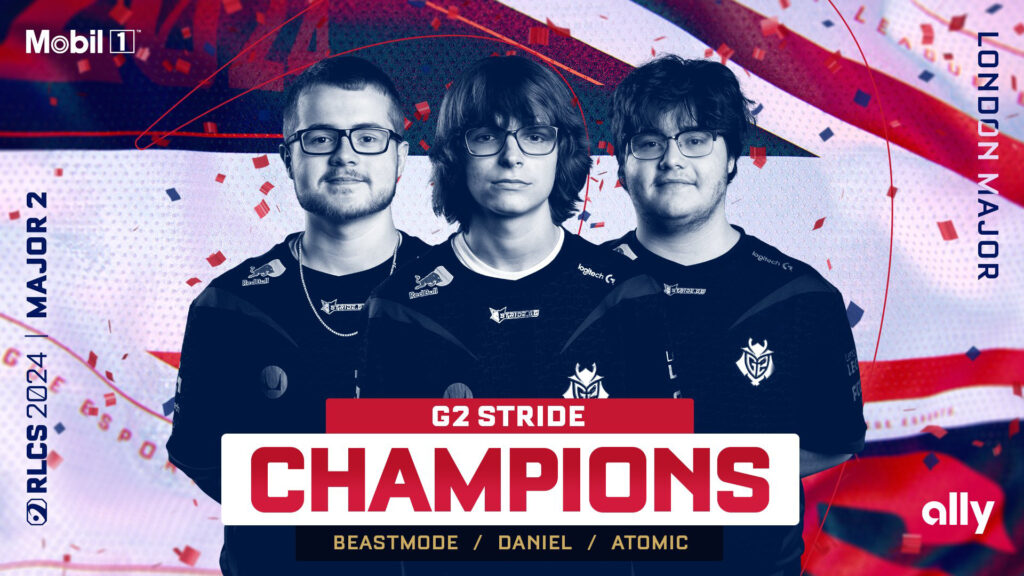 NA “superteam” G2 Stride wins the RLCS 2024 London Major