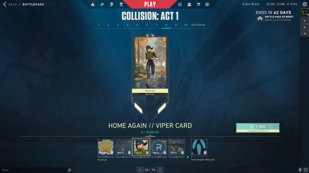 Home Again // Viper Card