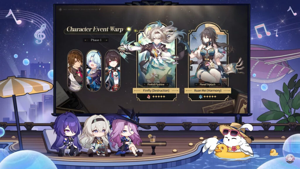 Honkai Star Rail version 2.3 phase 1 character banner (image via HoYoverse)