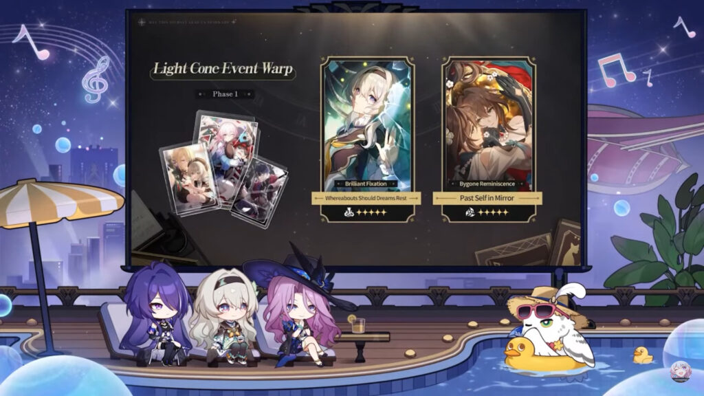 Honkai Star Rail version 2.3 phase 1 Light Cone banner (image via HoYoverse)