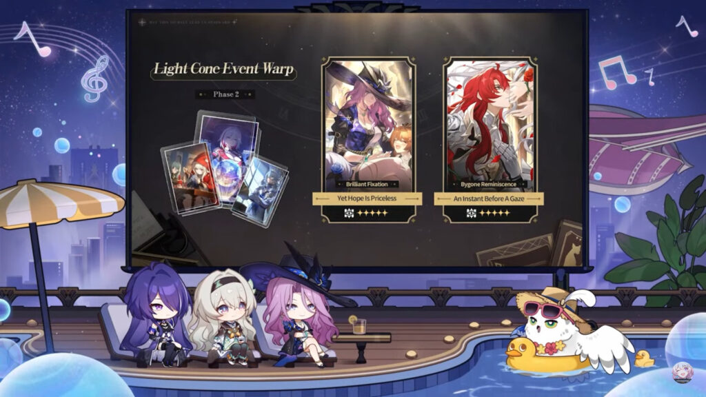 Honkai Star Rail version 2.3 phase 2 Light Cone banner (image via HoYoverse)