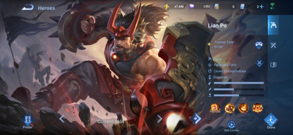 Lian Po, HoK Roamer Hero (Image via Level Infinite)