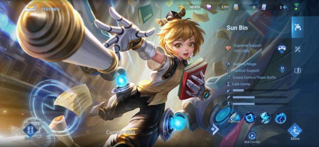 Sun Bin, HoK Roamer Hero (Image via Level Infinite)