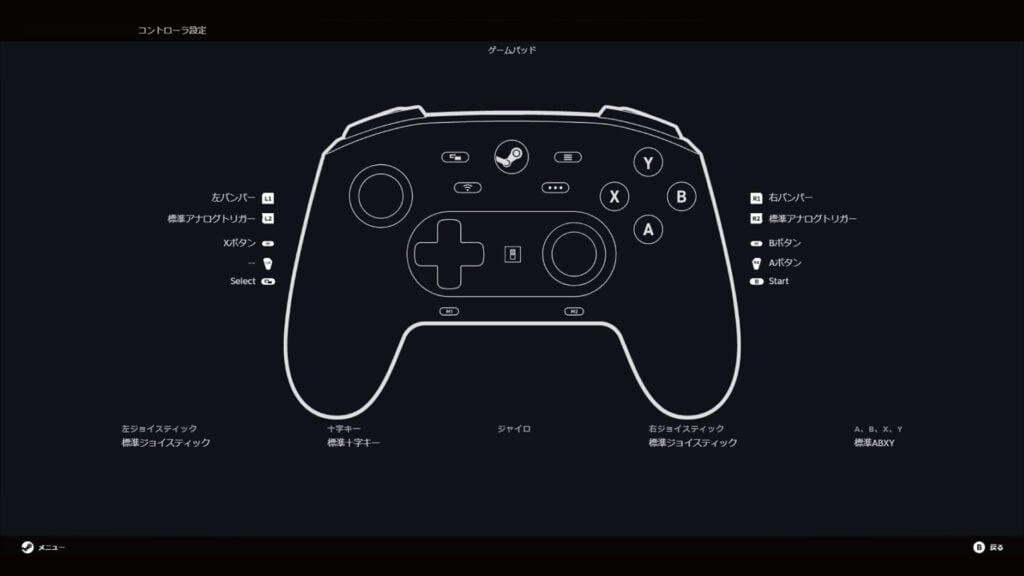 Customization settings for HORI's new Steam controller.