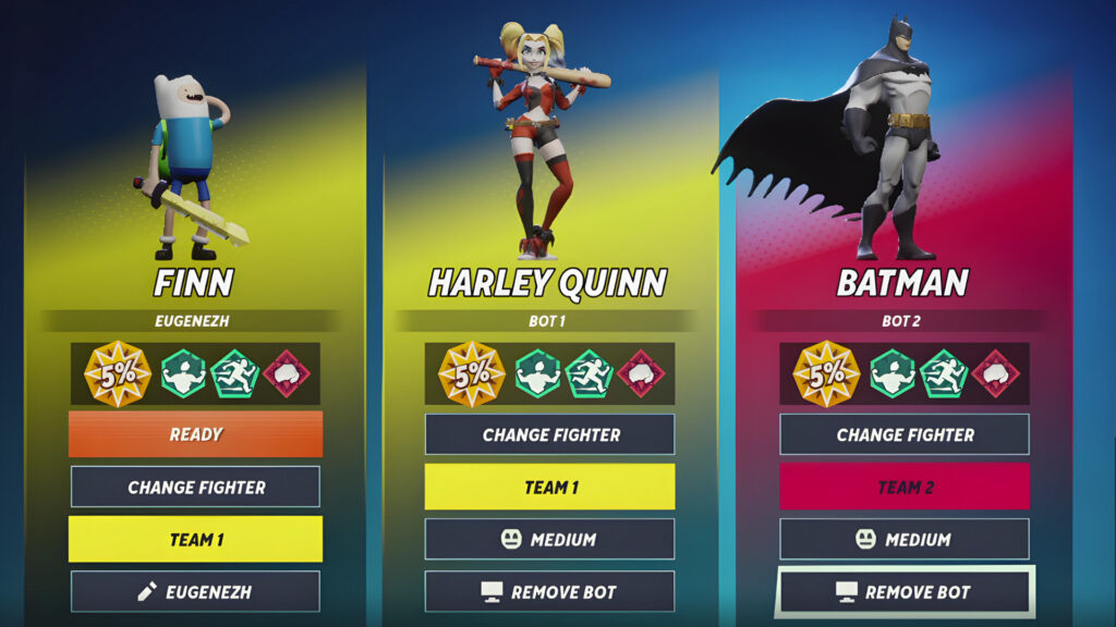 MultiVersus: How to play against bots