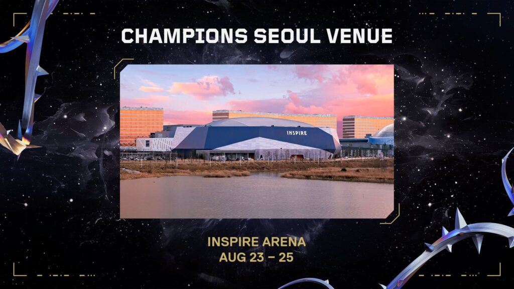 The INSPIRE Arena, hosting VALORANT Champions Seoul arena stage.