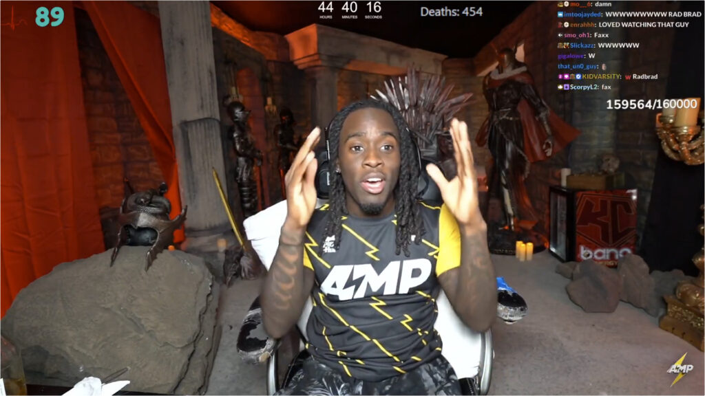 Kai Cenat claims gamers have a “skill issue” regarding Elden Ring DLC, but is it true?