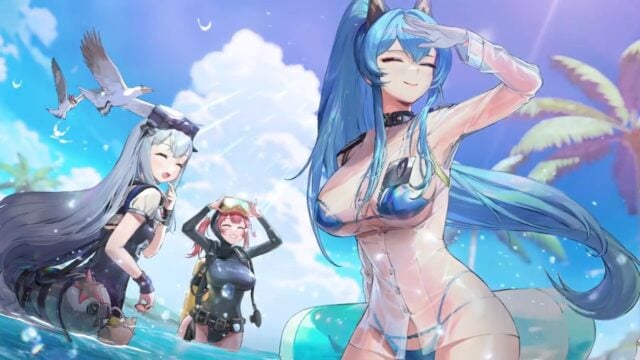 Goddess of Victory: NIKKE's new collab with Dave the Diver (Costumes & minigame)