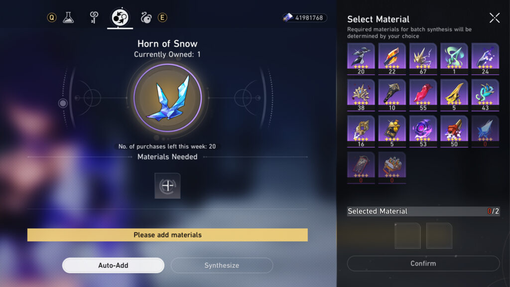 HSR Omni Synthesizer