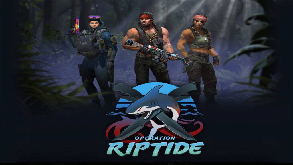Official art for Operation Riptide in CS:GO. Will we get a new one for CS2's Birthday?