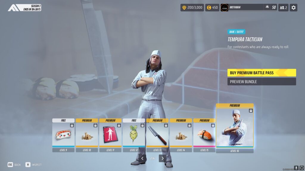 Page 2 of The Finals Season 3 Battle Pass.