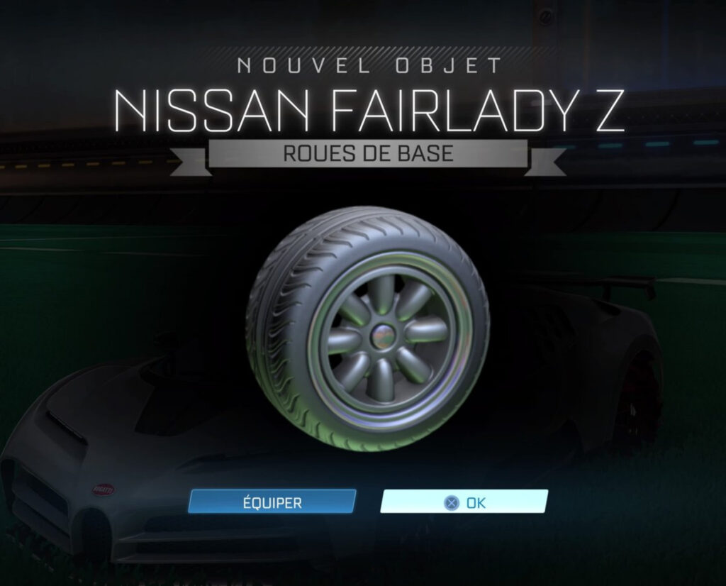 Rocket League Players to get free Nissan Fairlady Z Wheel