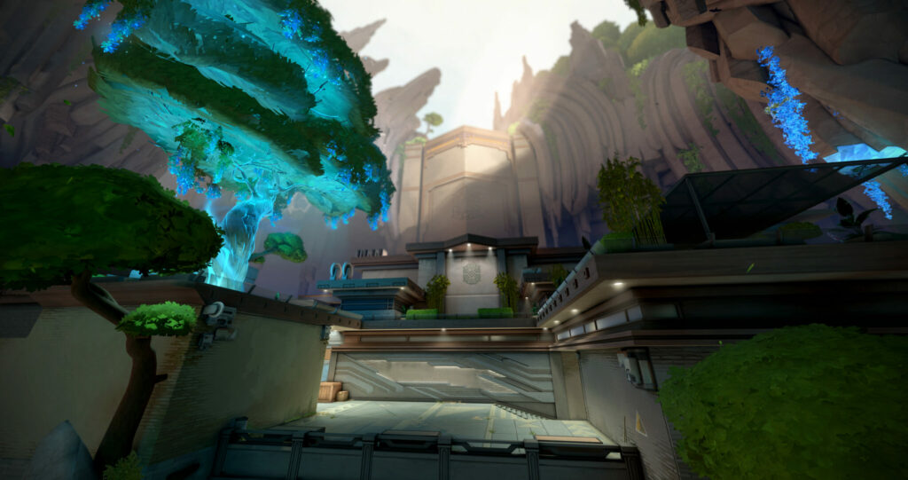 Part of the VALORANT Abyss map.