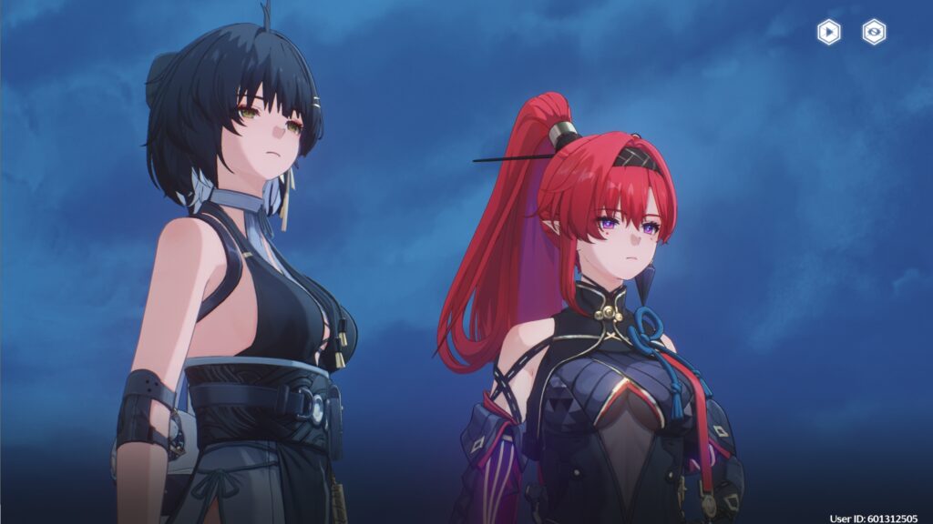 rover and yinlin in wuthering waves