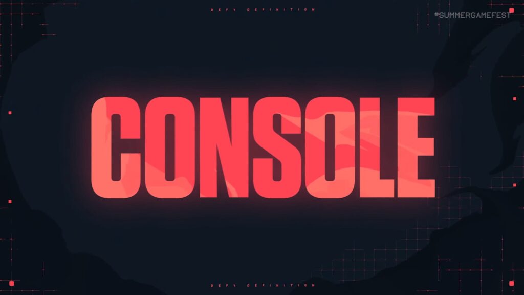 The announcement that VALORANT is coming to console.
