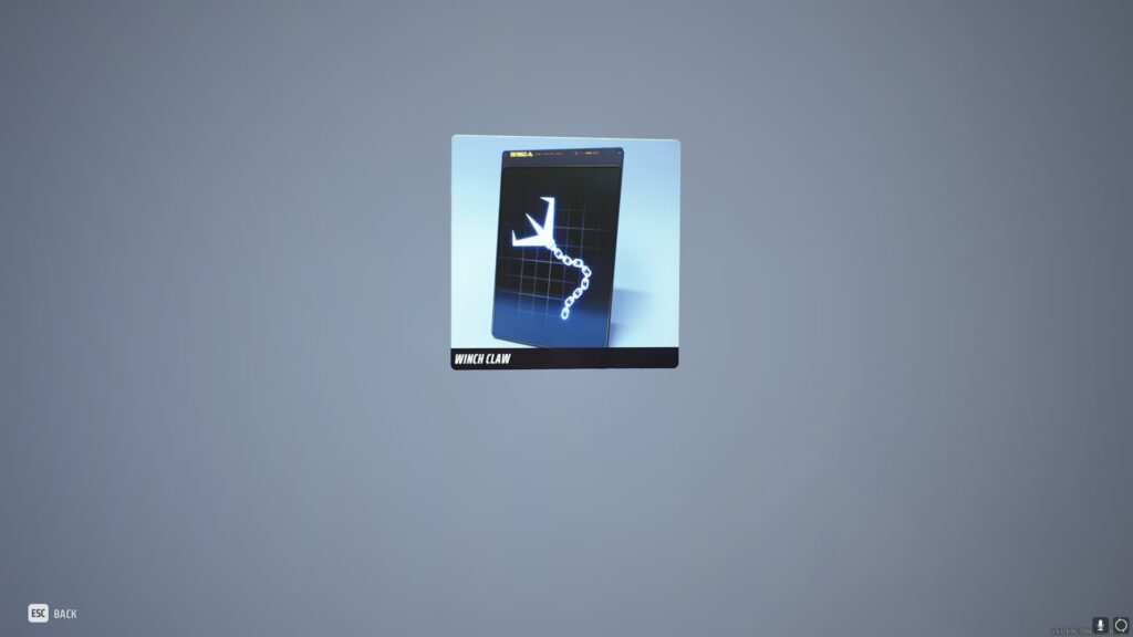 The Winch Claw specialization.