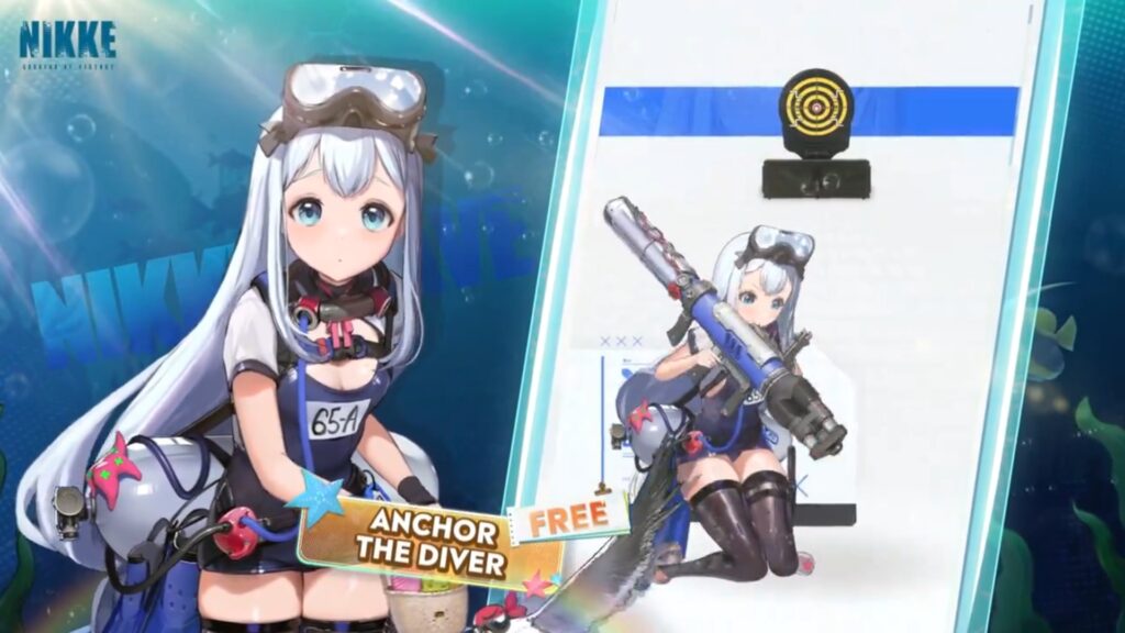 Anchor Diver costume from Nikke x Dave the Diver collab