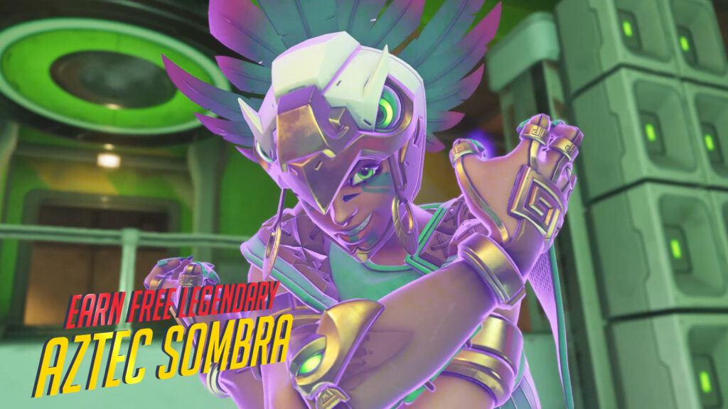 Overwatch 2 teases free-to-earn Aztec Sombra skin for Season 11