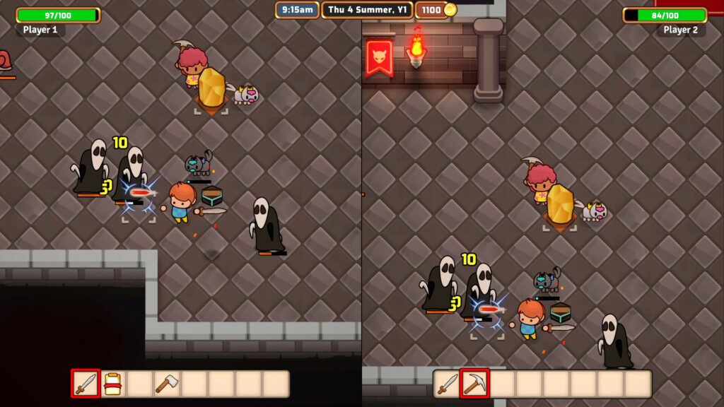 Everafter Falls combat