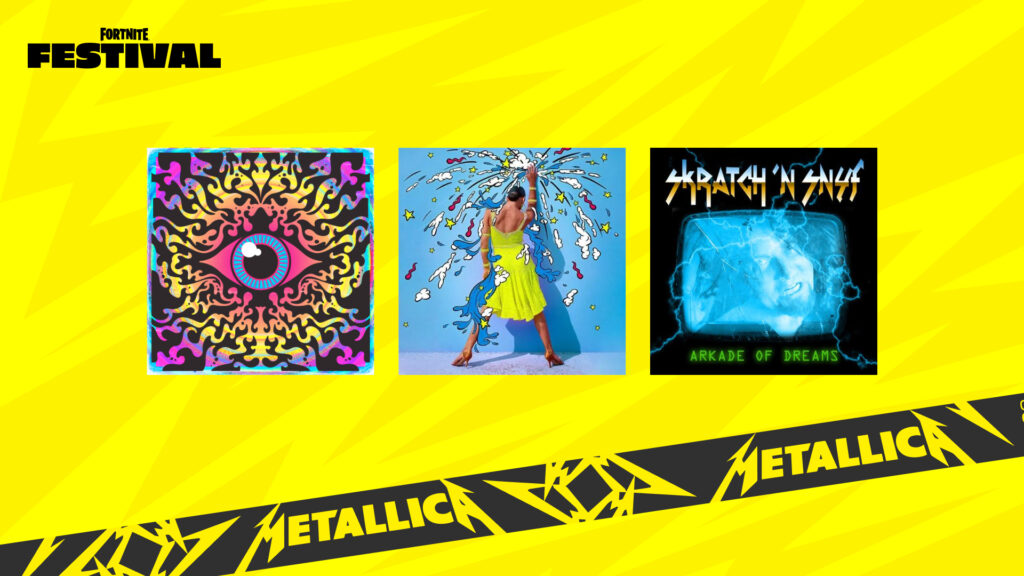 Fortnite x Metallica tracks
