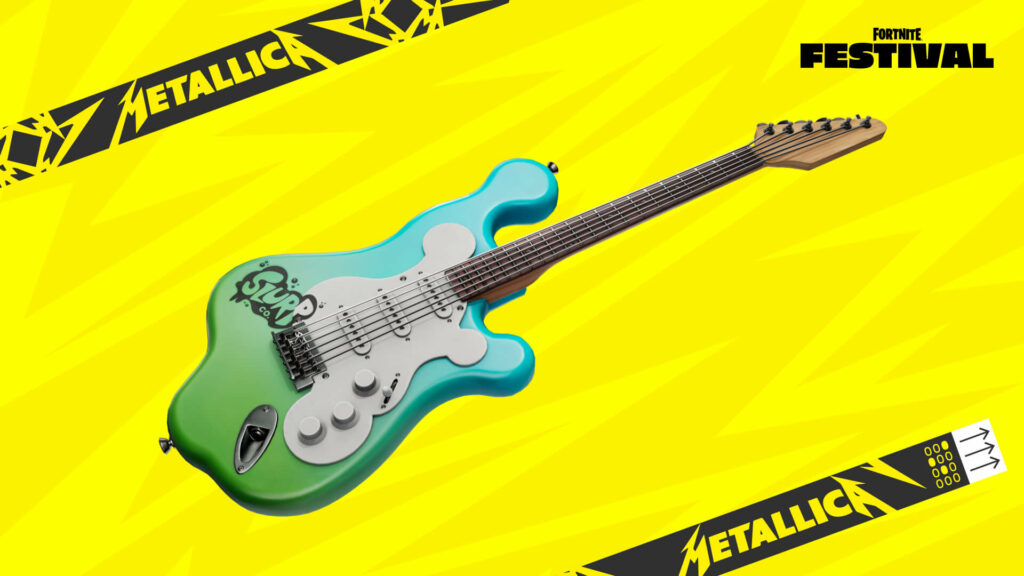 Fortnite x Metallica guitar