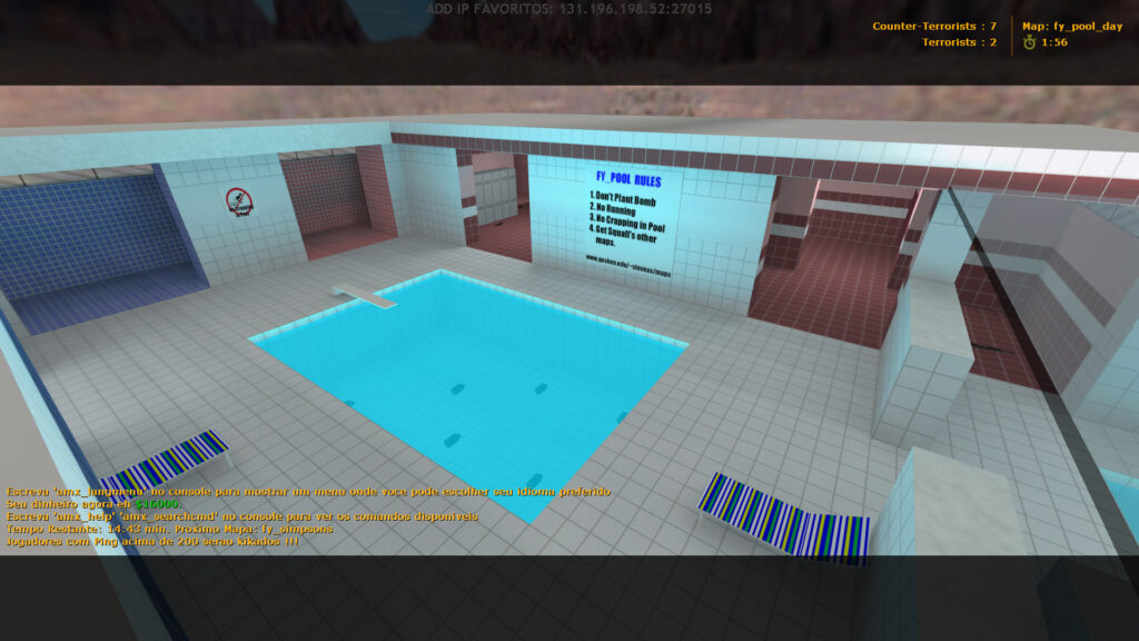 Map fy_pool_day in Counter-Strike 1.6