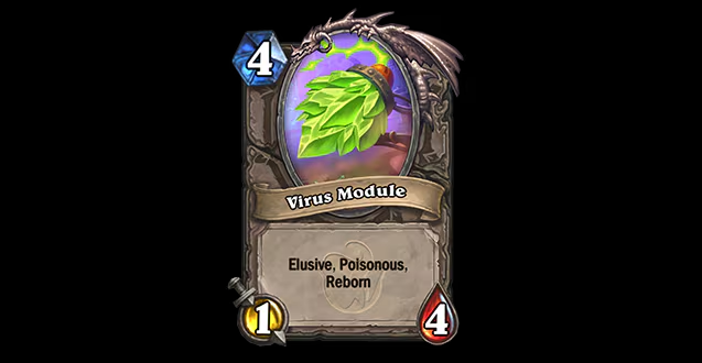 Zilliax Deluxe 3000's Virus Module in the latest Hearthstone patch notes