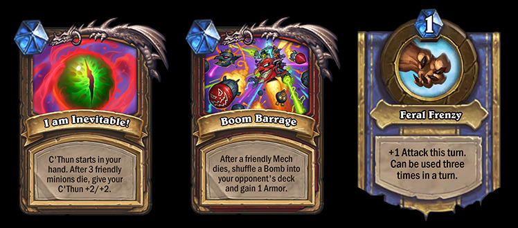 I am Inevitable!, Boom Barrage, and Feral Frenzy
