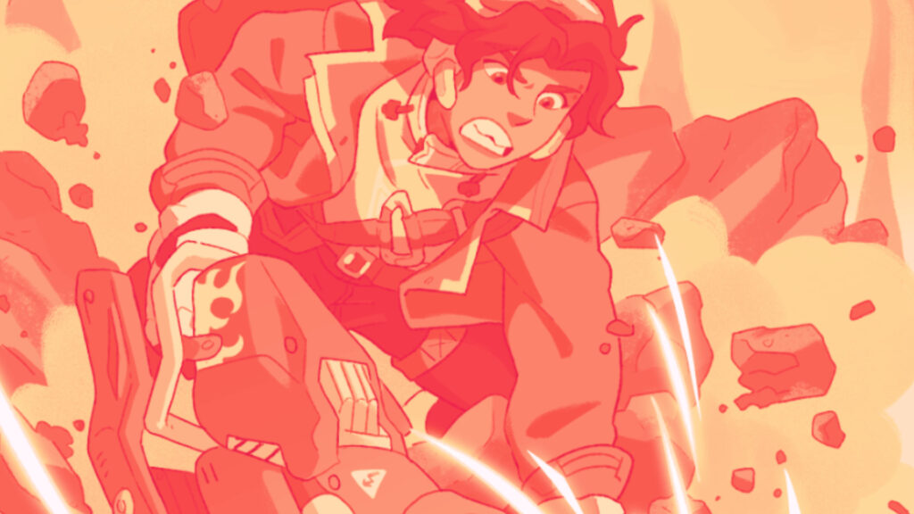 The Tangle With Talon comic is written by Blue Delliquanti and artwork by Xanthe Bouma