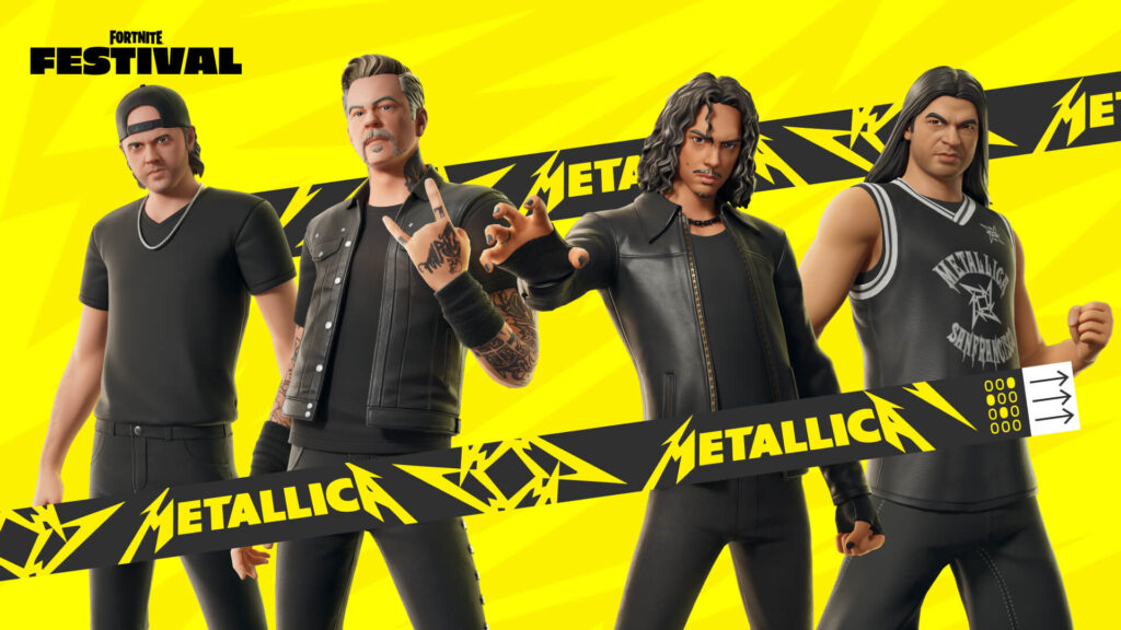 Metallica skins in Fortnite featured image