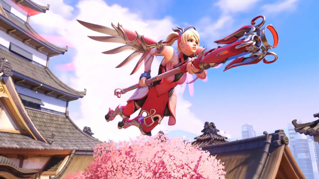 Pink Mercy skin screenshot