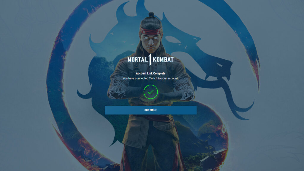 Account linking screenshot