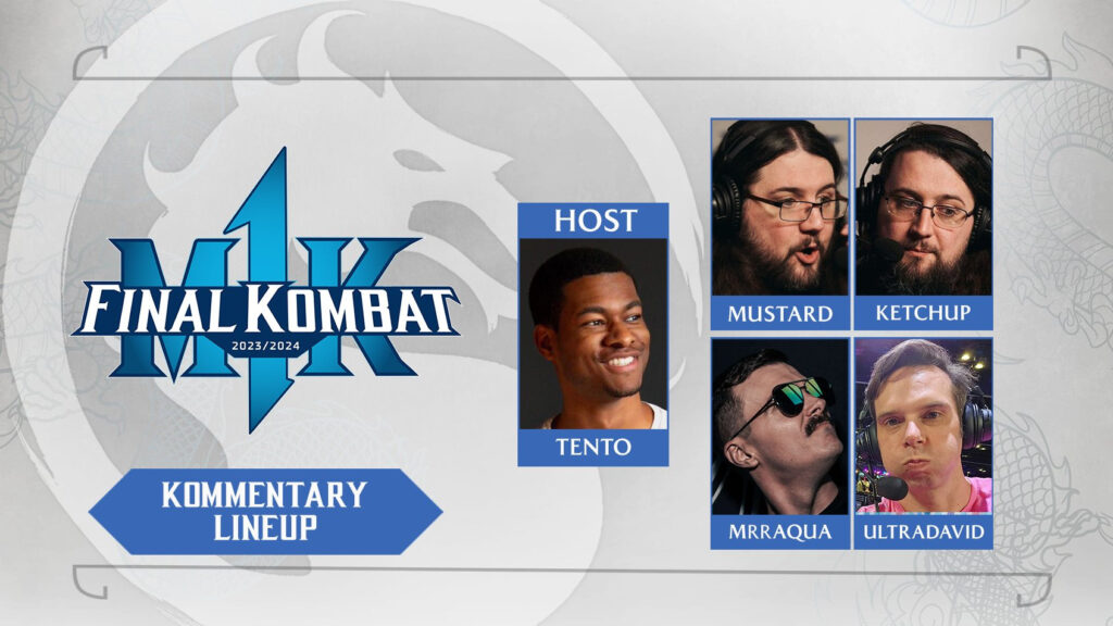 Final Kombat 2023-24 broadcast talent