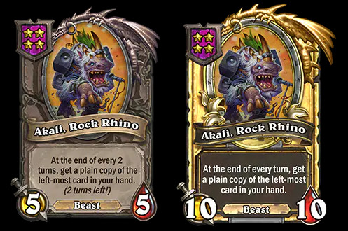 Rock Master Voone's Akali, Rock Rhino Buddy